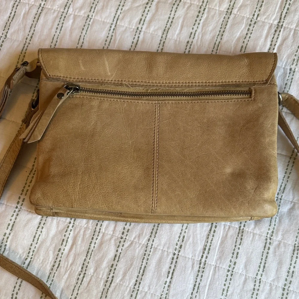 latico Tan Leather Crossbody with Tassel Accent - Picture 5 of 5